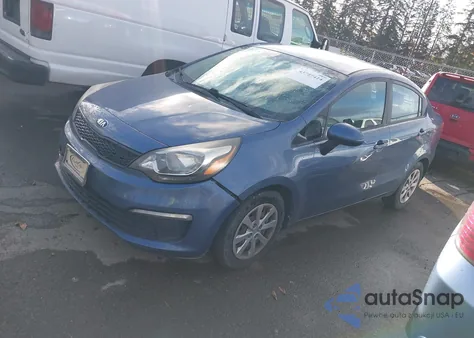 2016 Kia Rio Lx из США, поврежденный, VIN KNADM4A33G6690434